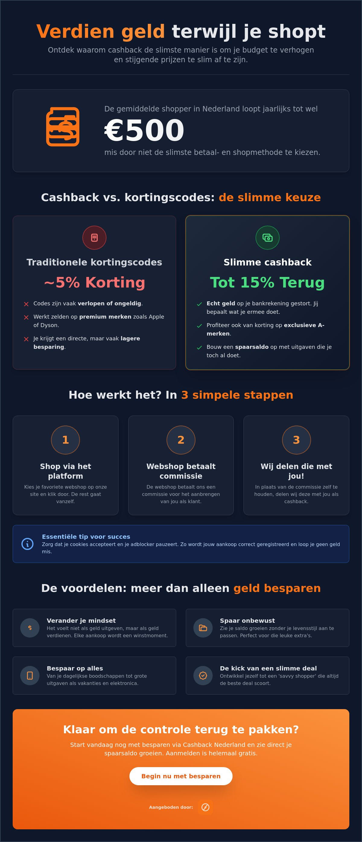 De voordelen van cashback: waarom slimme shoppers in 2026 nooit meer de volle prijs betalen