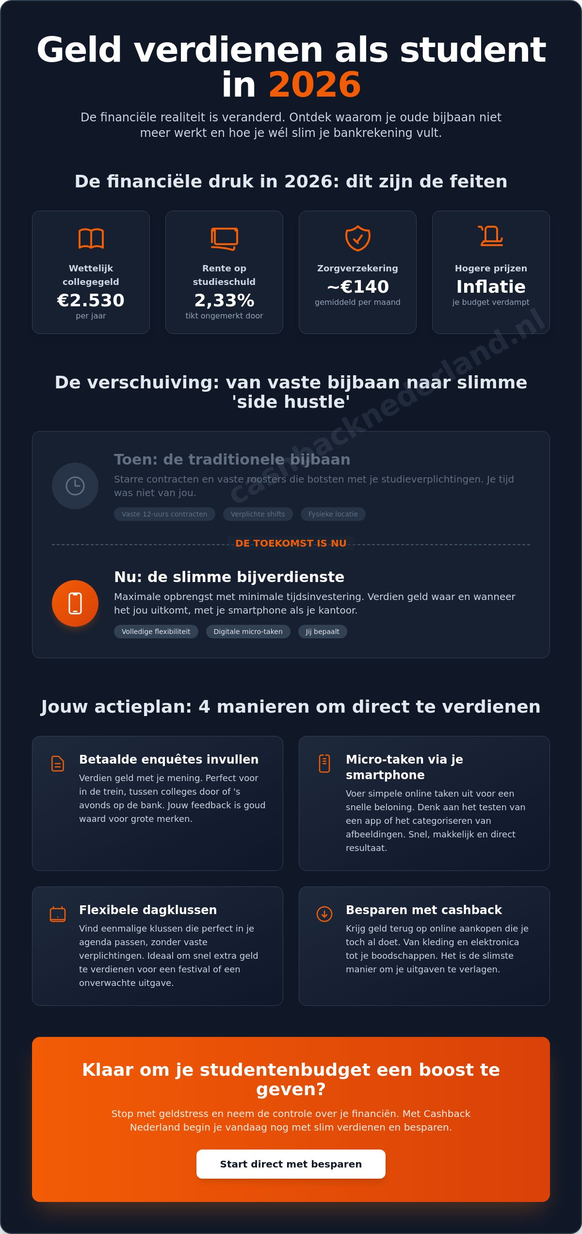 Geld verdienen voor studenten: de ultieme gids om je bankrekening te spekken in 2026